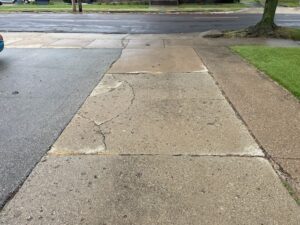 Concrete in need of maintenance