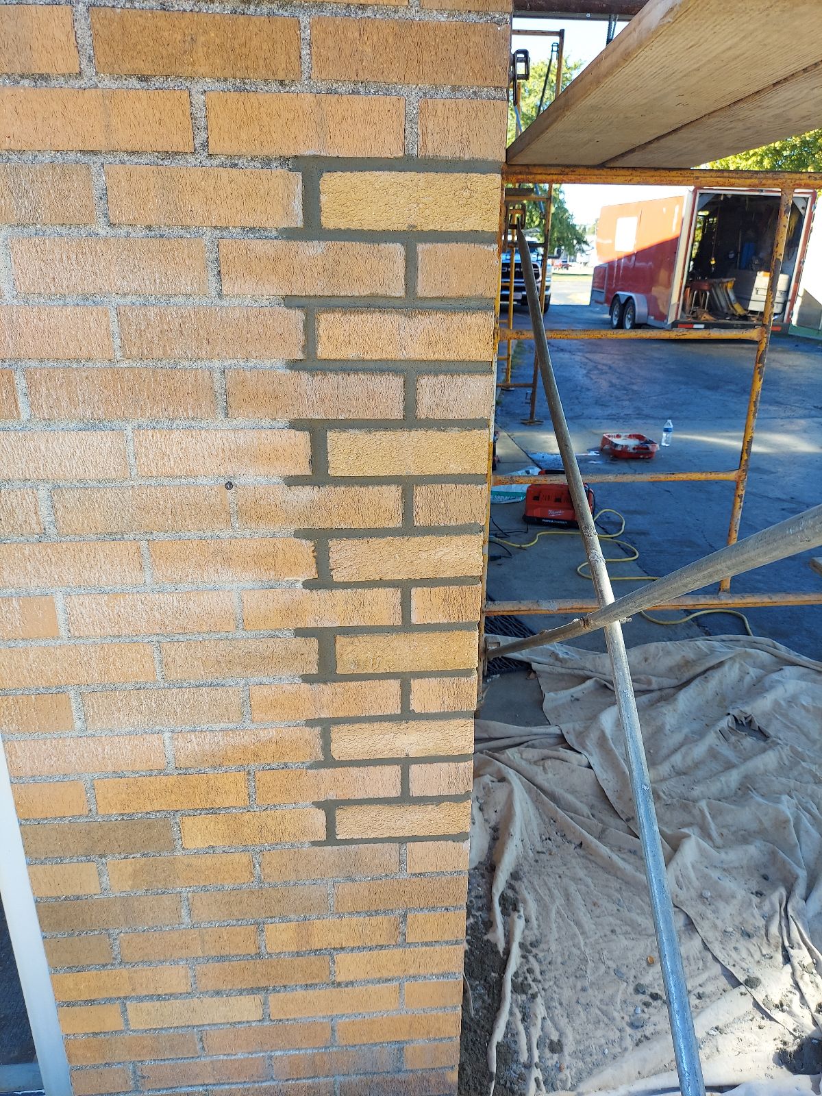 Masonry concrete brick repair