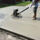 Laying concrete