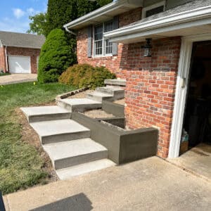 concrete step repair